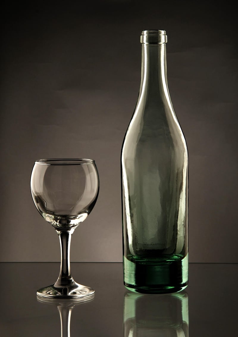 Recycled Glass Bottle Lamps