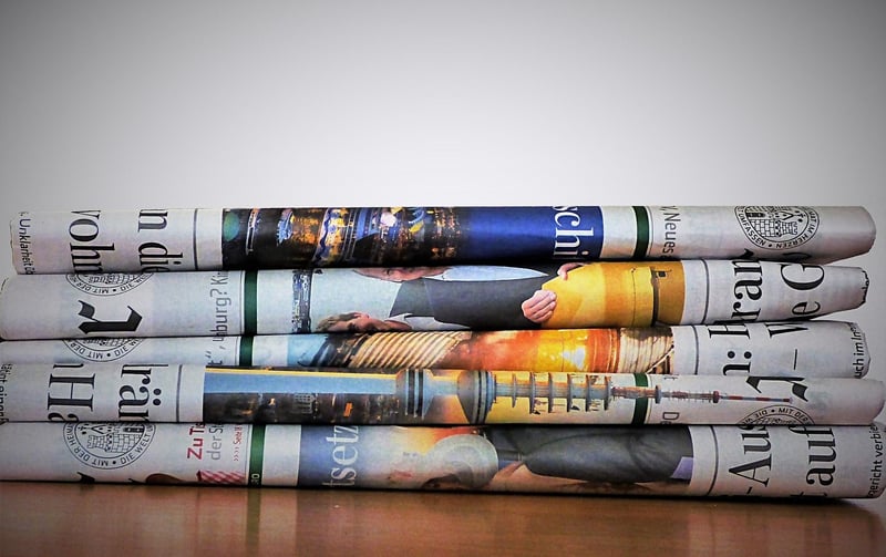 Newspaper Mosaic Designs